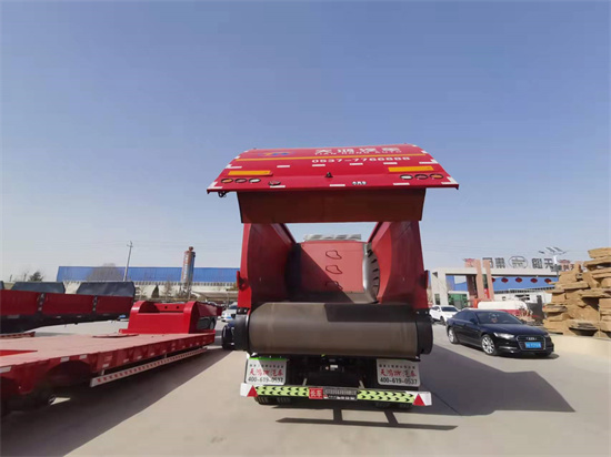 自卸式履带车
