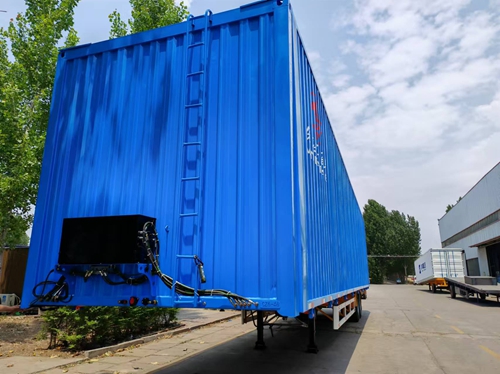 骨架侧翻半挂车